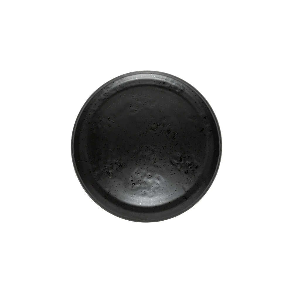 RESONANCE GROßE PILLOW PLATE (SCHWARZ) - 22cm