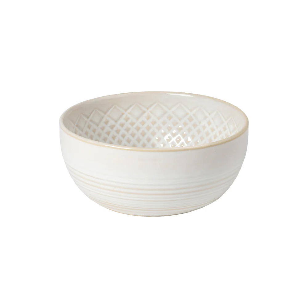 CRISTAL KLEINE SERVIERSCHÜSSEL (BEIGE/WEIß) - 21cm