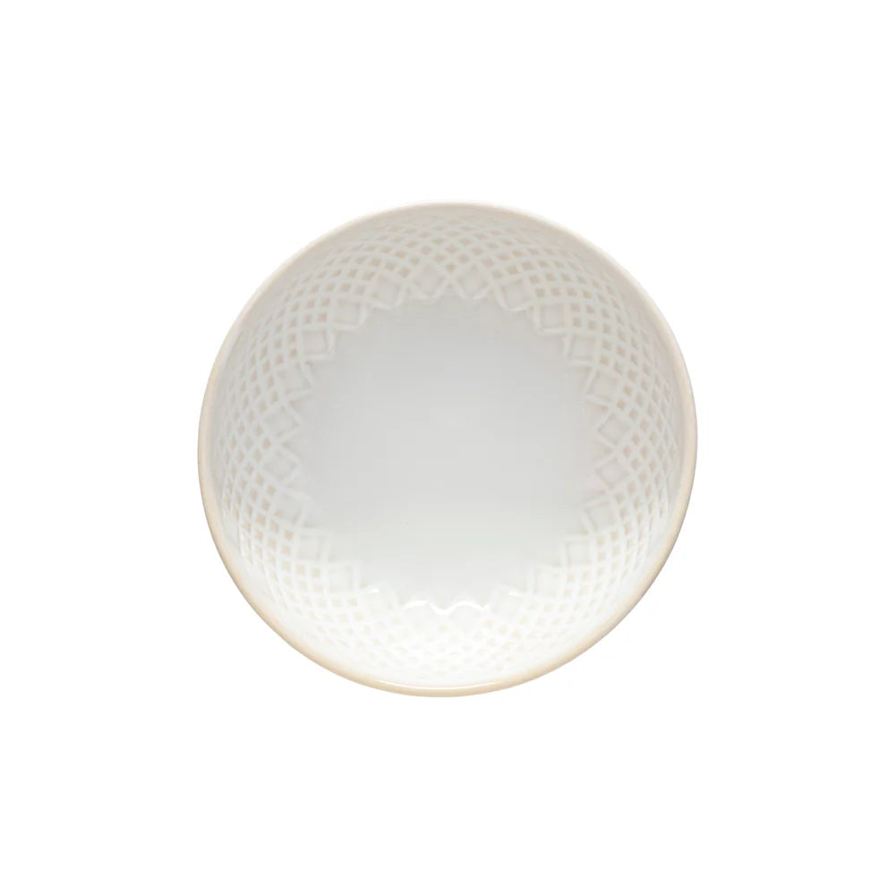 CRISTAL KLEINE SERVIERSCHÜSSEL (BEIGE/WEIß) - 21cm
