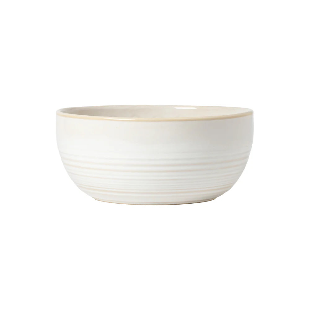 CRISTAL KLEINE SERVIERSCHÜSSEL (BEIGE/WEIß) - 21cm