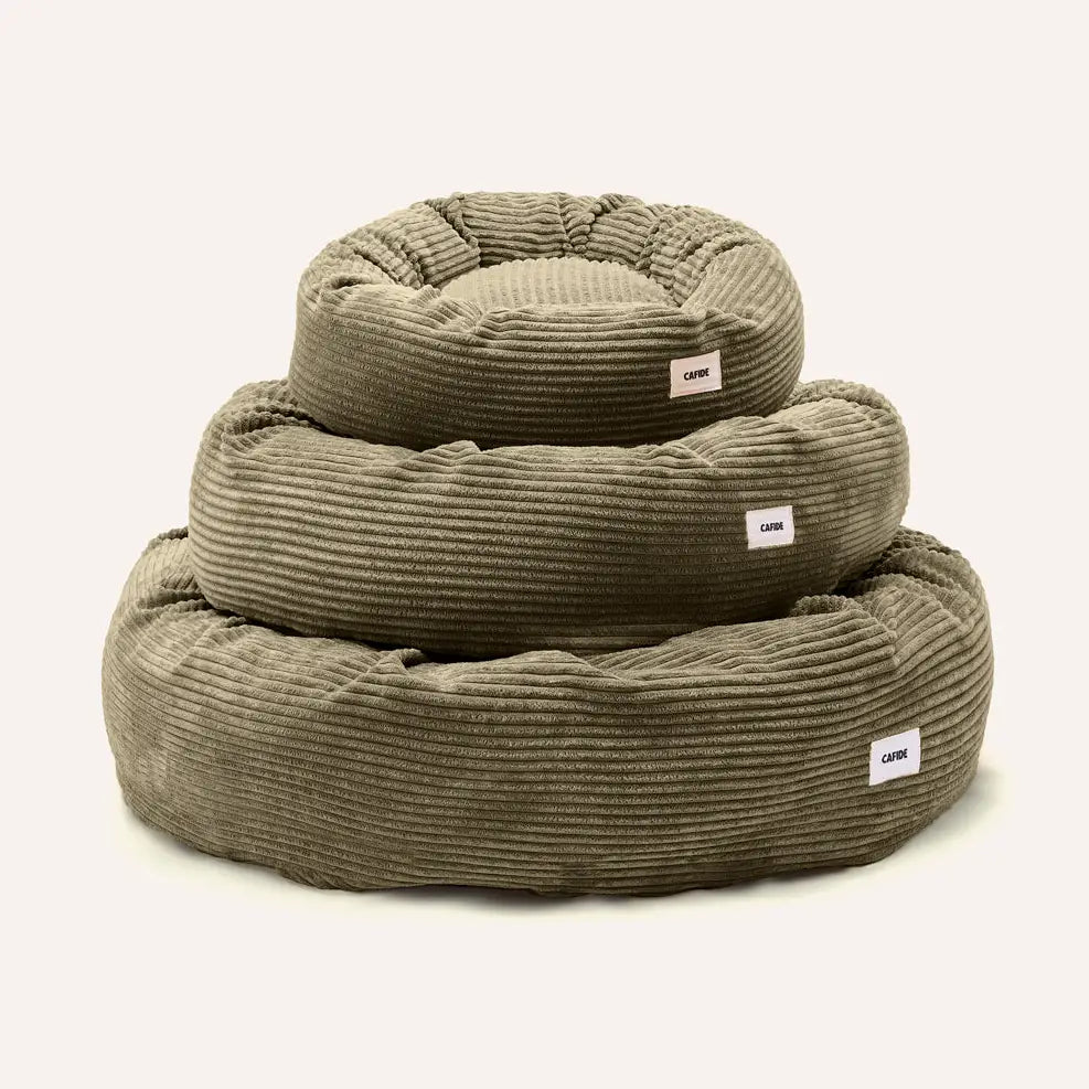 NUBA HUNDEBETT AUS CORD (GRÜN)