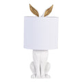 TISCHLAMPE HASE (WEIß/GOLD)