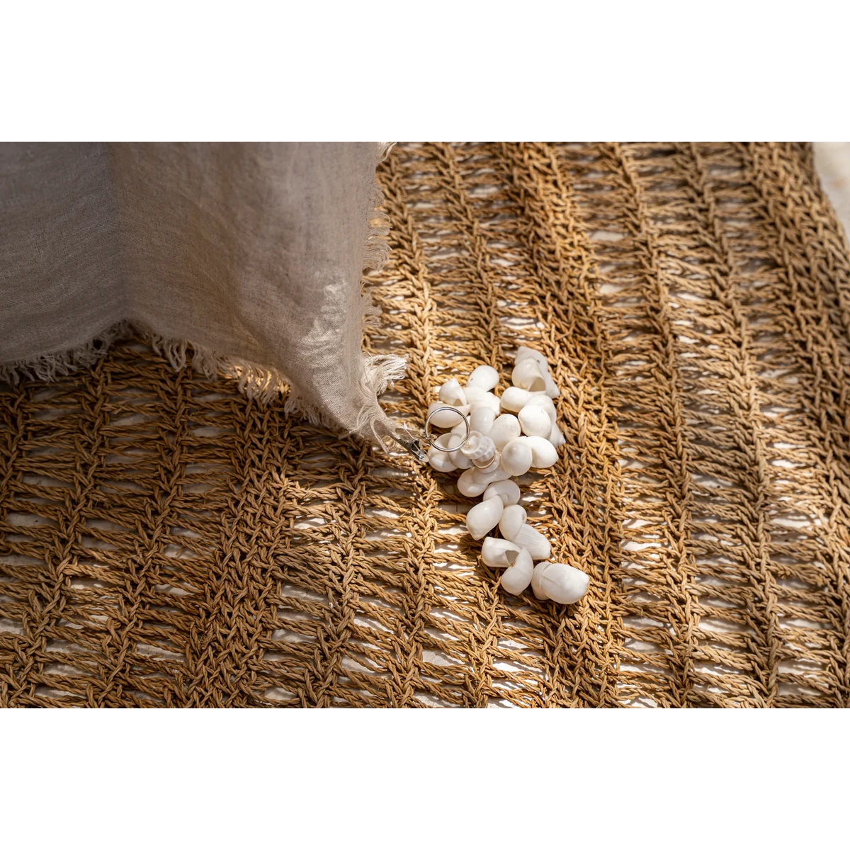 TISCHTUCHHALTER AUS MUSCHELN (4 Stk.)