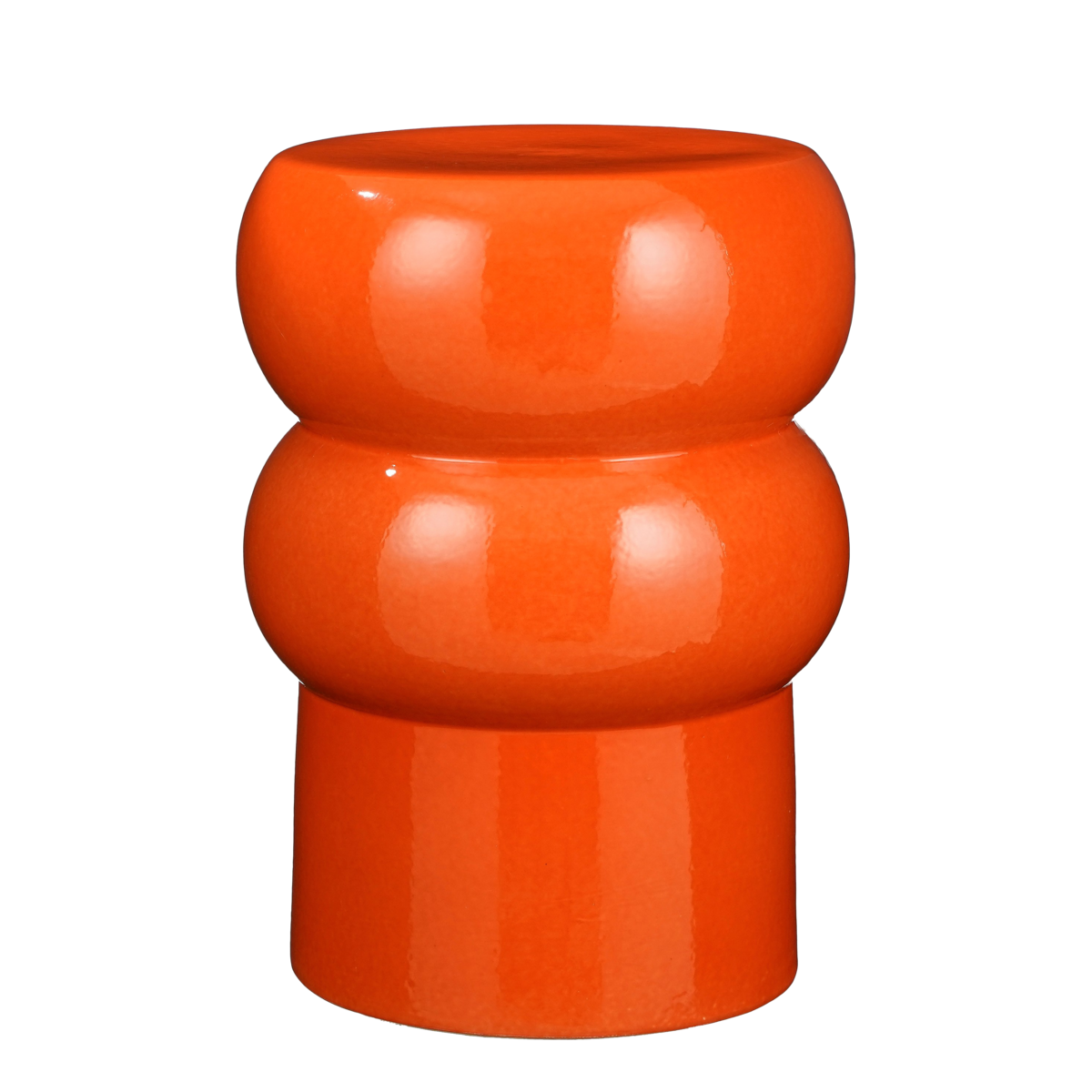 VENDI KERAMIK BEISTELLTISCH (ORANGE) - Ø32 cm