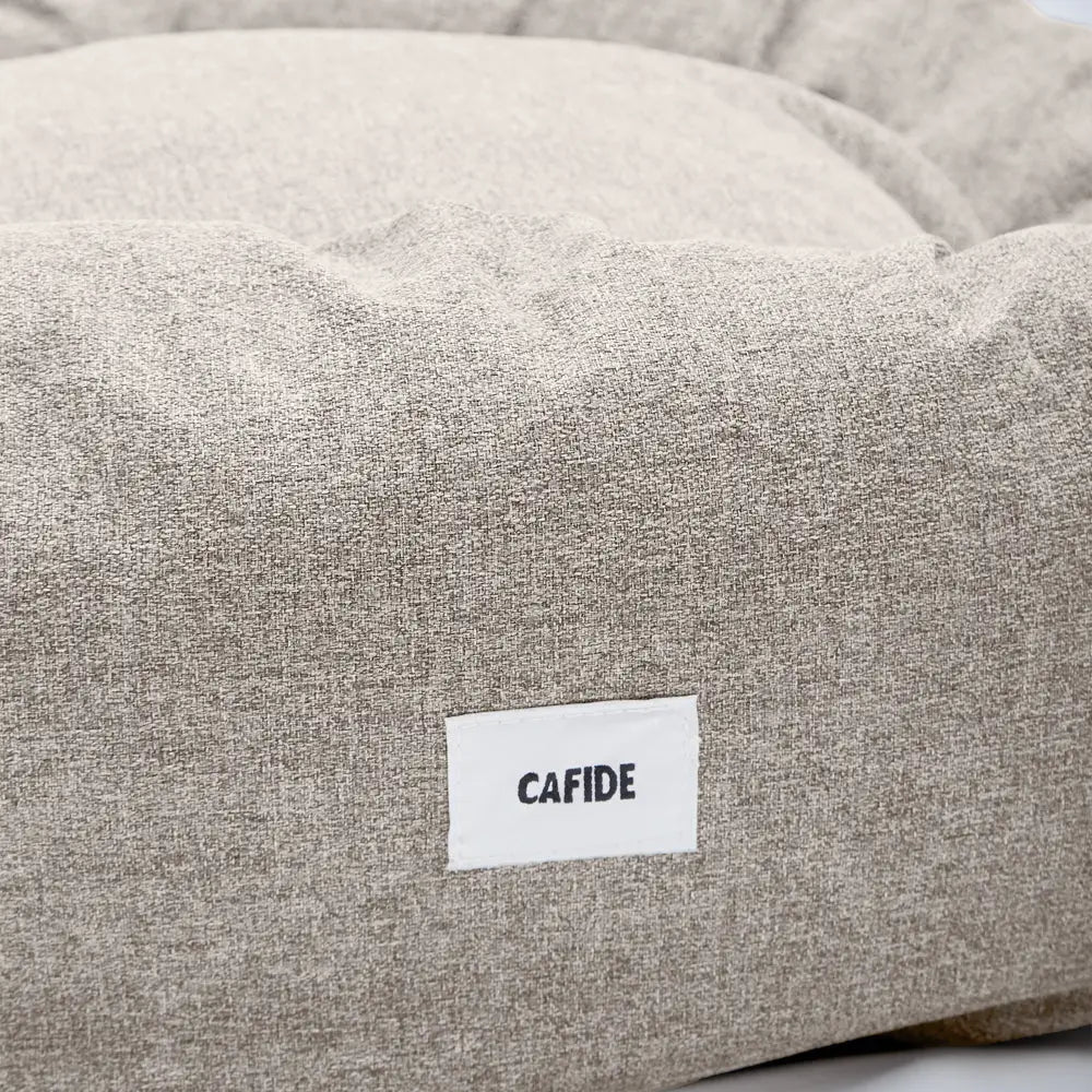 NUBA HUNDEBETT AUS CHENILLE (BEIGE)