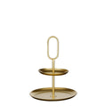 RAMA ETAGERE MIT 2 EBENEN (GOLD) - 36cm