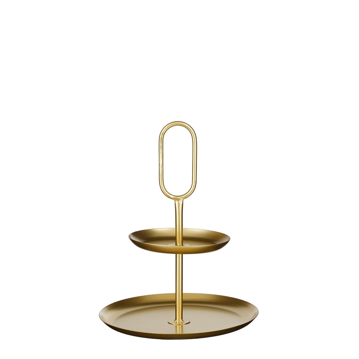RAMA ETAGERE MIT 2 EBENEN (GOLD) - 36cm