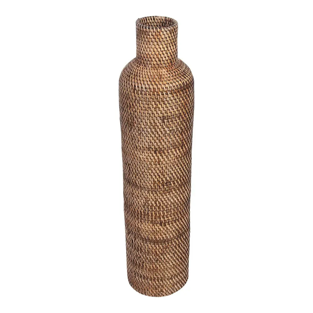 DEKORATIVE VASE AUS RATTAN - 75cm