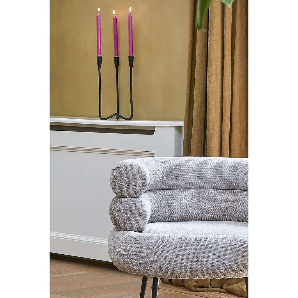 CHRISTY KERZENSTÄNDER (SCHWARZ) - 3-ARMIG
