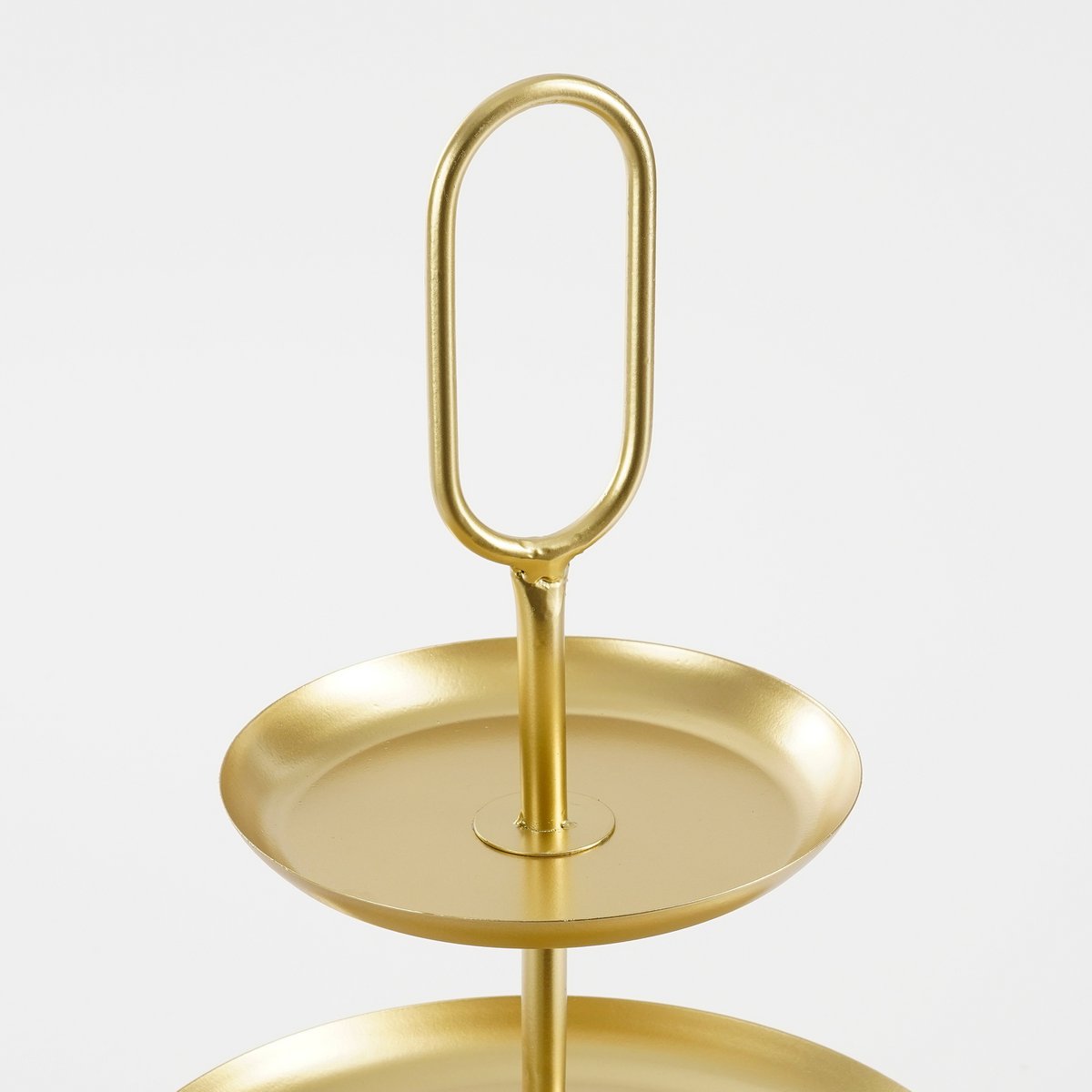 RAMA ETAGERE MIT 2 EBENEN (GOLD) - 36cm