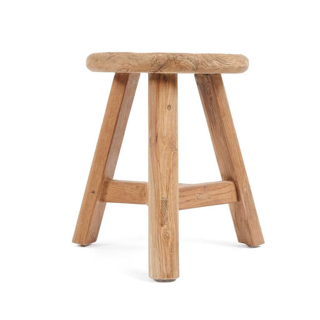 NOGUCHI HOCKER AUS TEAKHOLZ