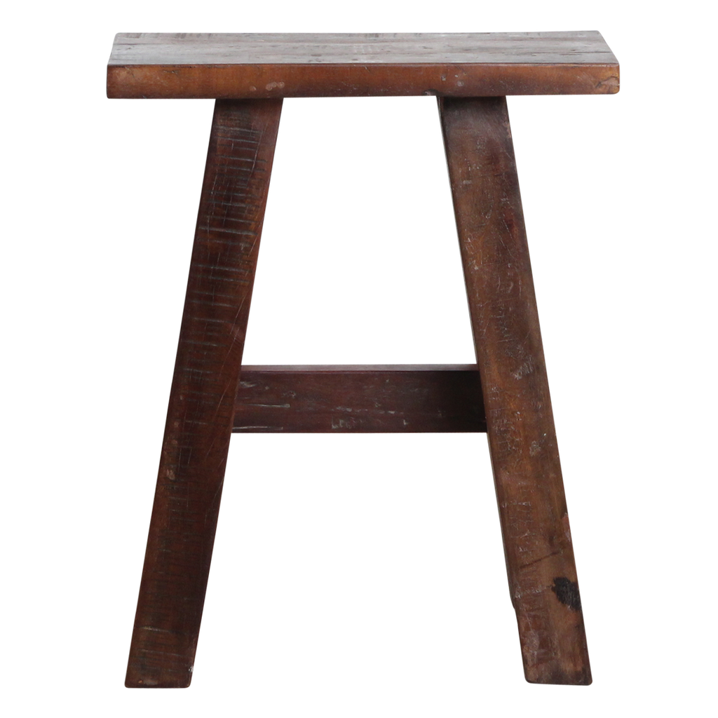 BANK AUS RECYCELTEM HOLZ - 45cm