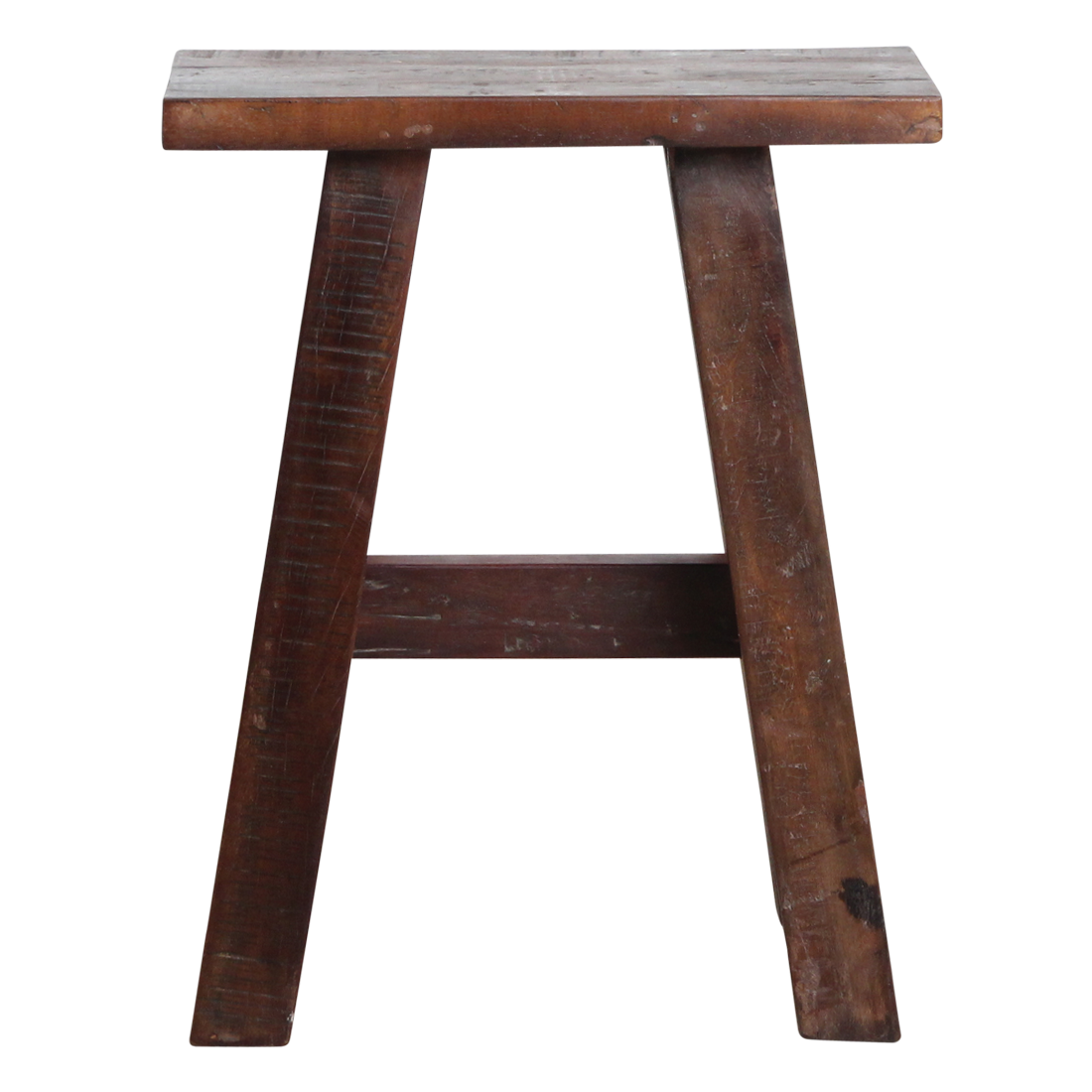 BANK AUS RECYCELTEM HOLZ - 45cm