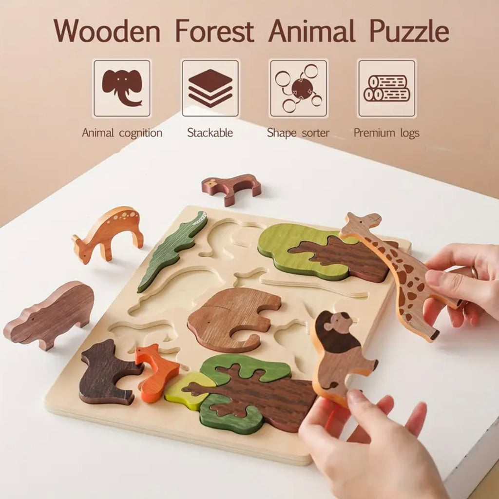 HOLZPUZZLE | WALDTIERE
