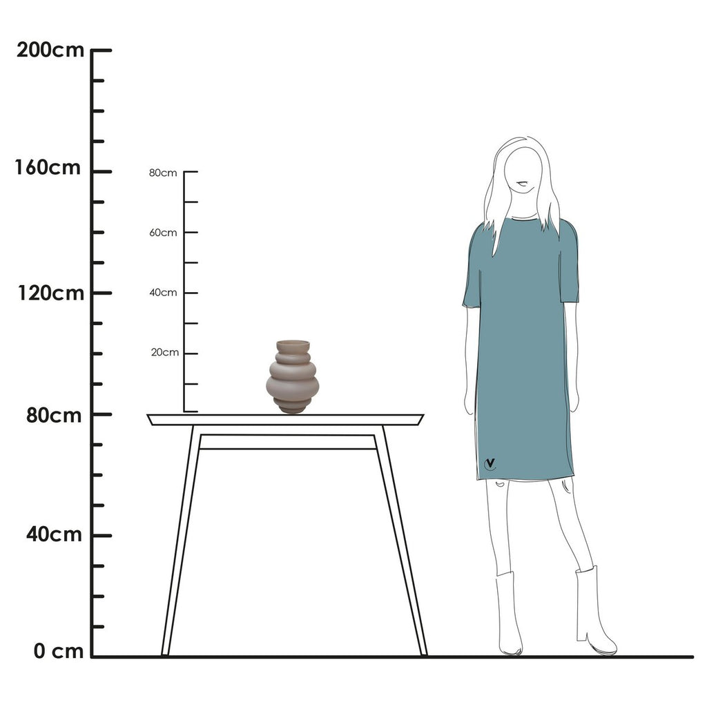 VASE MAPUTO (ELFENBEIN)