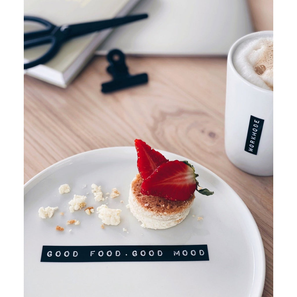 PORZELLANTELLER | GOOD FOOD. GOOD MOOD - 20cm