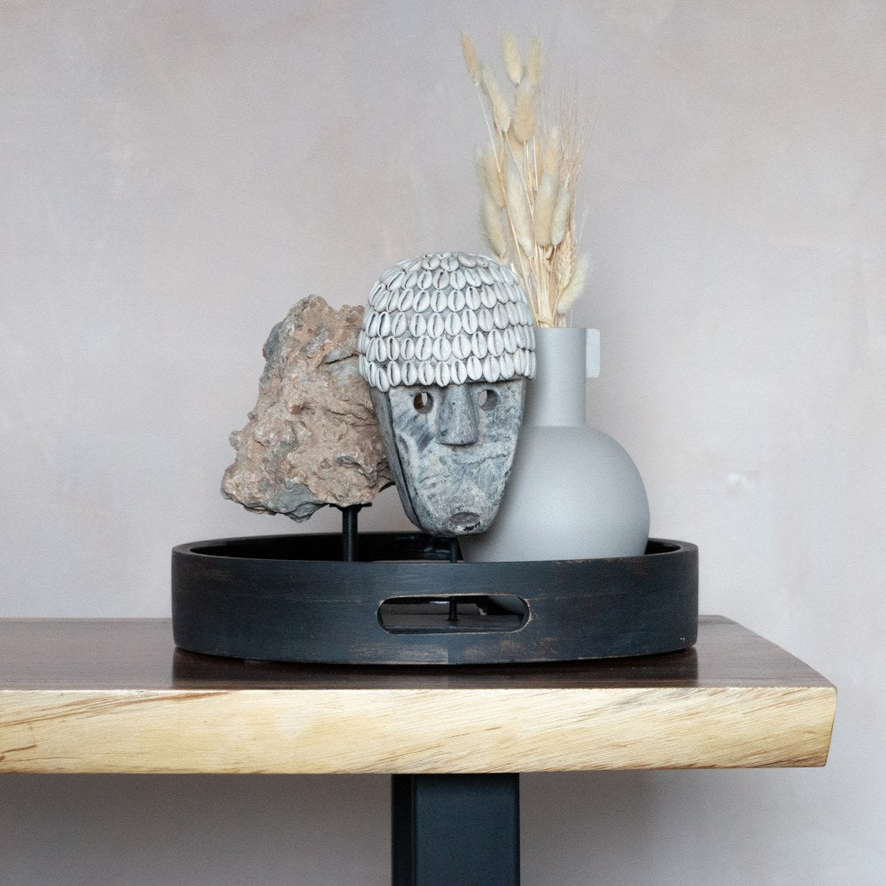 ARKA HOLZMASKE AUF STÄNDER - 30cm