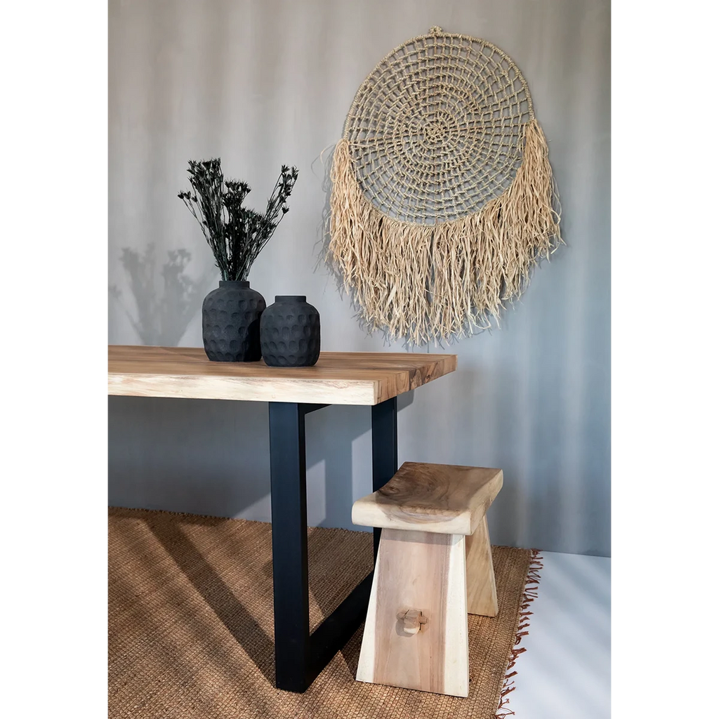 TERRAKOTTA VASE (SCHWARZ) - 18cm