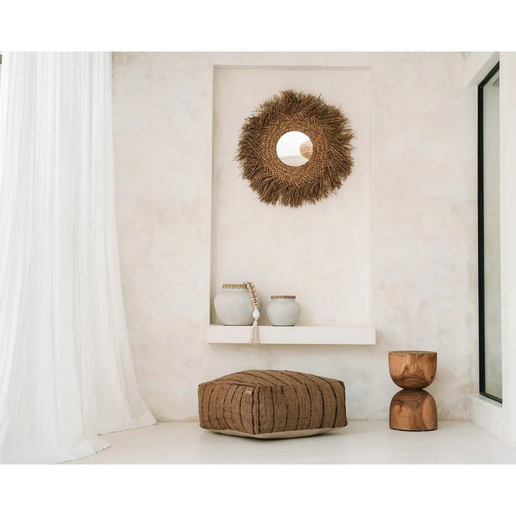 VASE MIT BASTDETAILS - 19cm