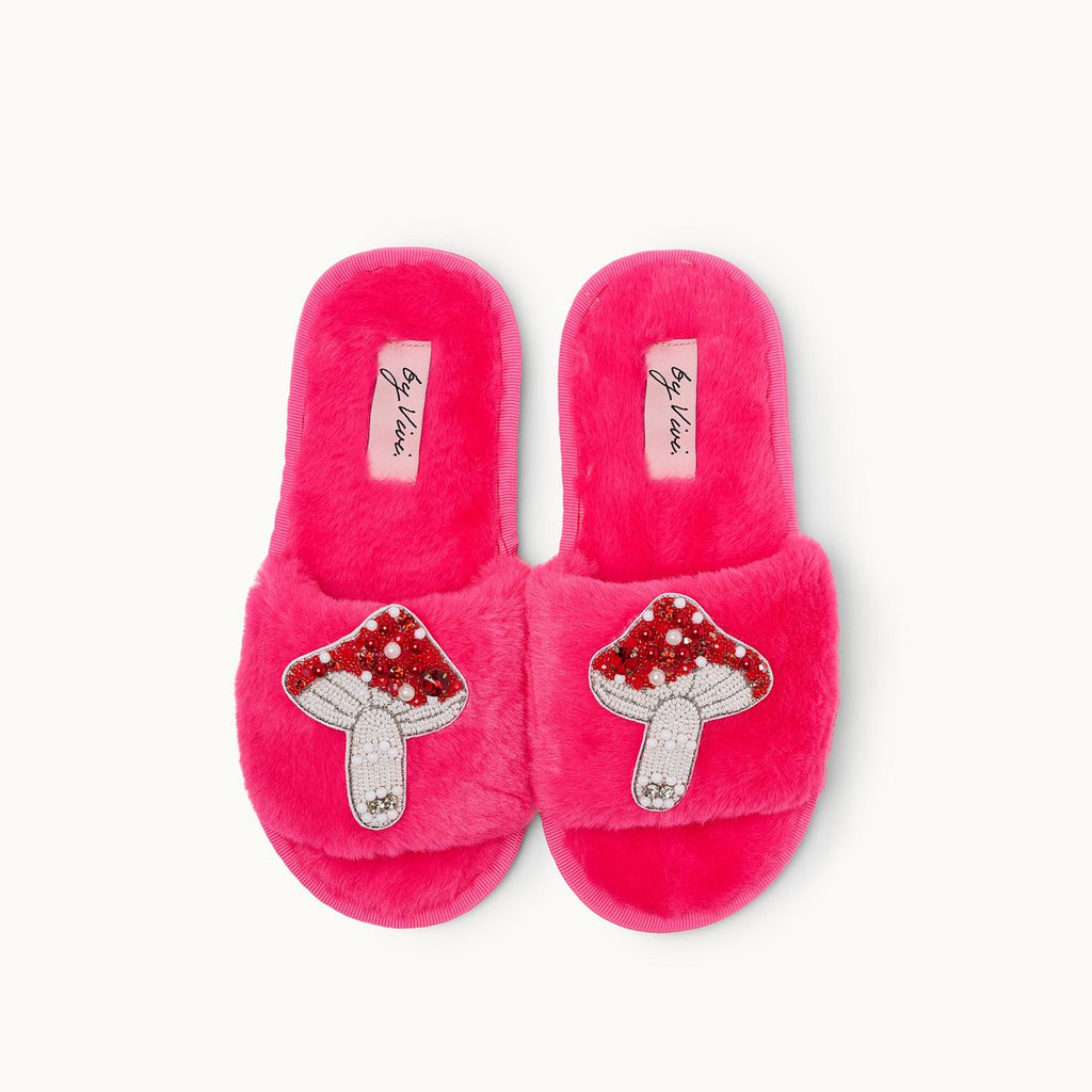 BROSCHEN FÜR SLIPPER - PILZE