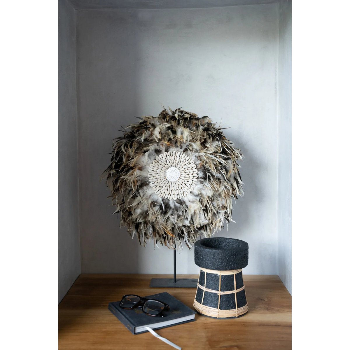 KERZENHALTER (SCHWARZ) - 16cm