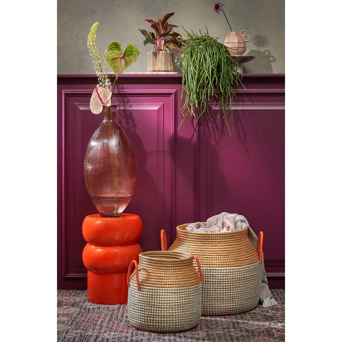 VENDI KERAMIK BEISTELLTISCH (ORANGE) - Ø32 cm