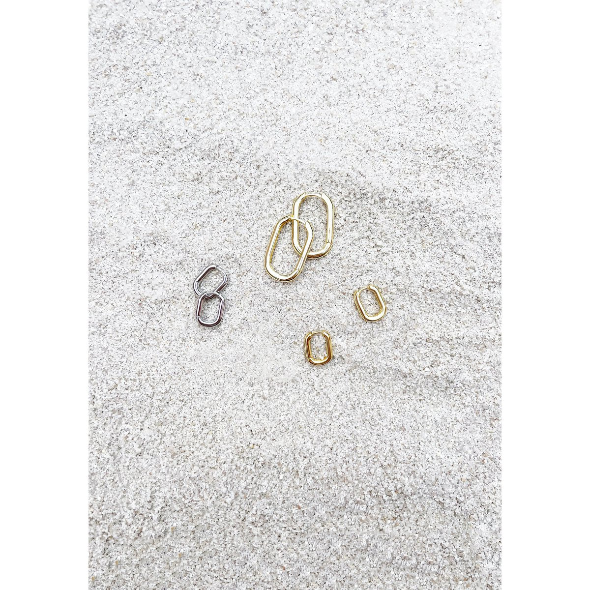 OHRRINGE THE GRACE (SILBER) - GROß