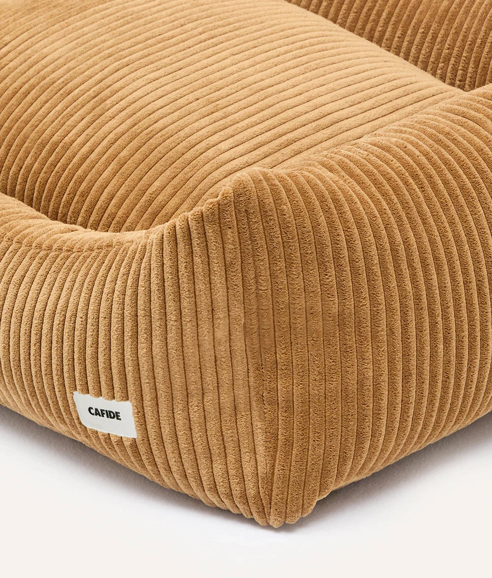 SNOZY HUNDEBETT AUS CORD (SENF)