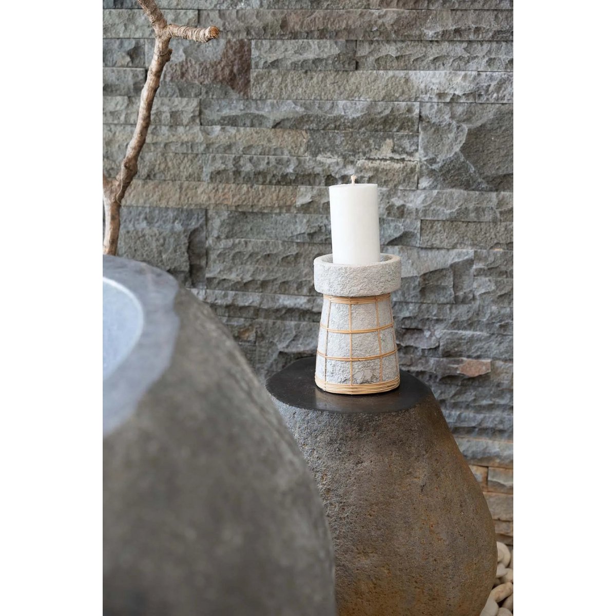 KERZENHALTER (BETON) - 20cm