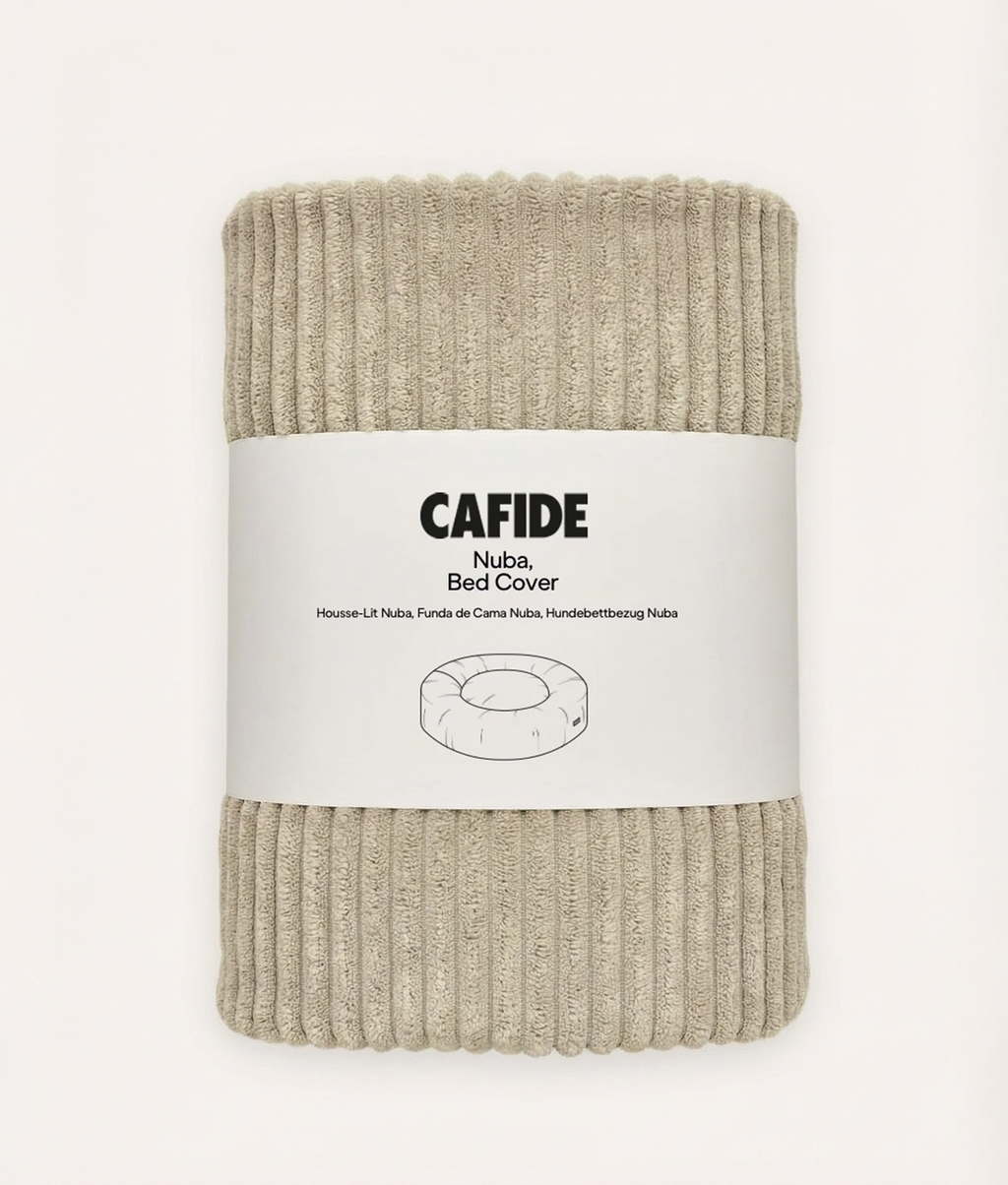 NUBA HUNDEBETT WECHSELBEZUG CORD (BEIGE)