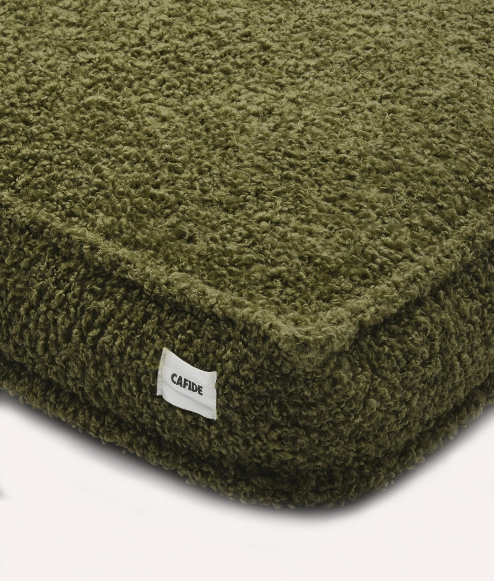 CUADRA HUNDEBETT WECHSELBEZUG MIT TEDDYFELL (GRÜN)