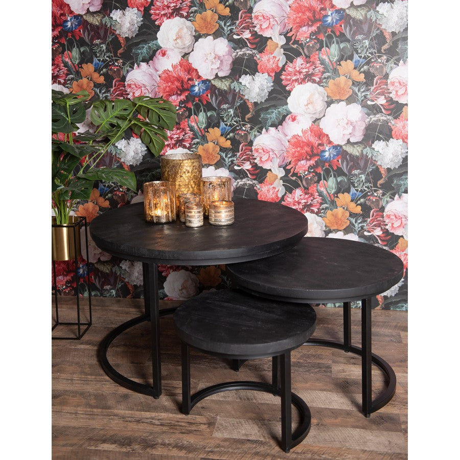 TEELICHTHALTER AUS GLAS (GOLD) - Ø15 cm