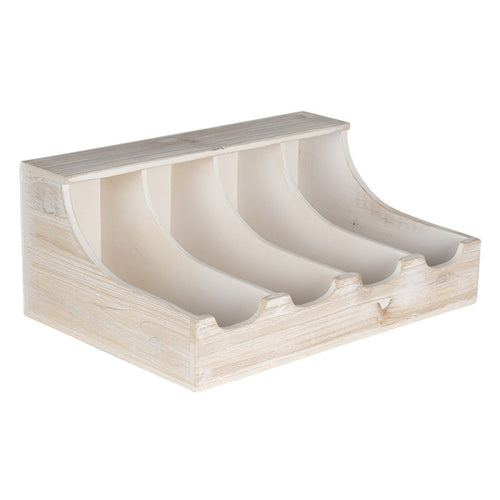 BESTECKKASTEN AUS HOLZ (WEIß)