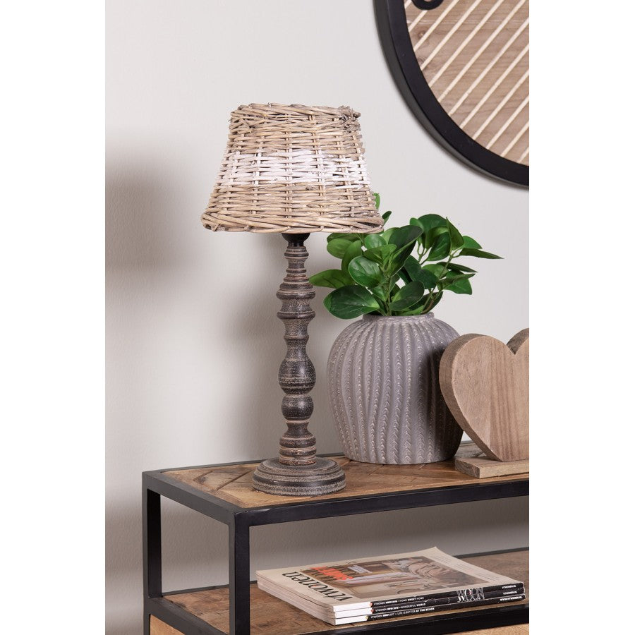 BAROCK LAMPENSOCKEL (SCHWARZ)