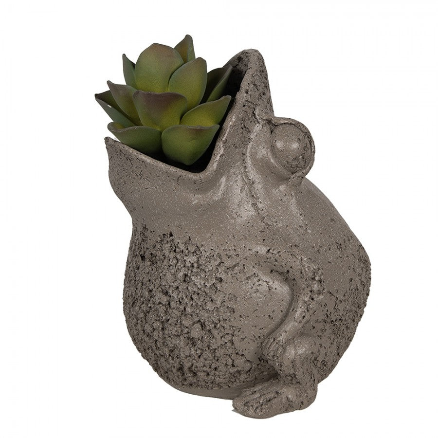 BLUMENTOPF FROSCH - 19x18x23 cm