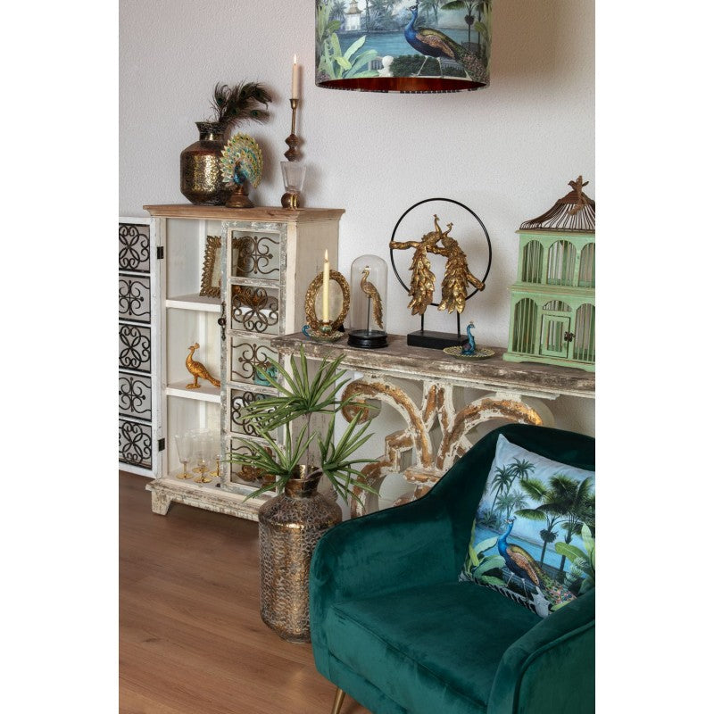 GOLDFARBENE METALLVASE - 46cm