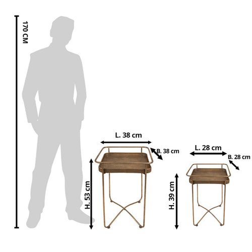 BEISTELLTISCHE 2-ER SET