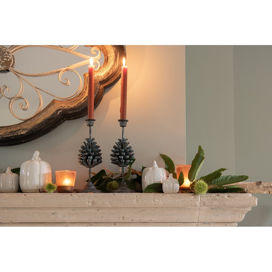 KERZENHALTER TANNENZAPFEN - 27cm