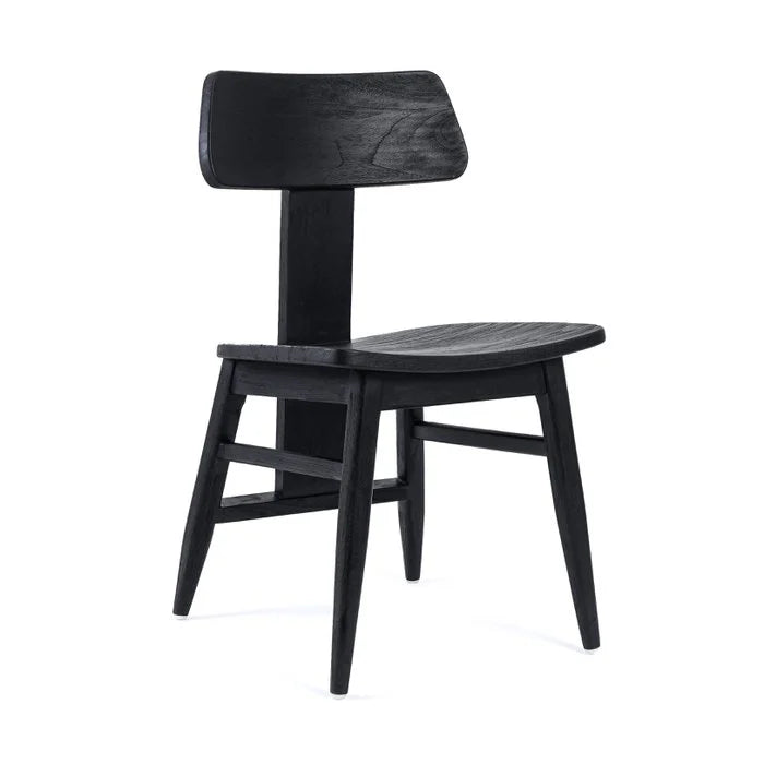 LOVYA STUHL AUS TEAKHOLZ (SCHWARZ)