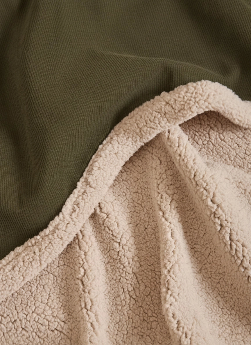 TOIA HUNDEDECKE AUS CORD (OLIVE)