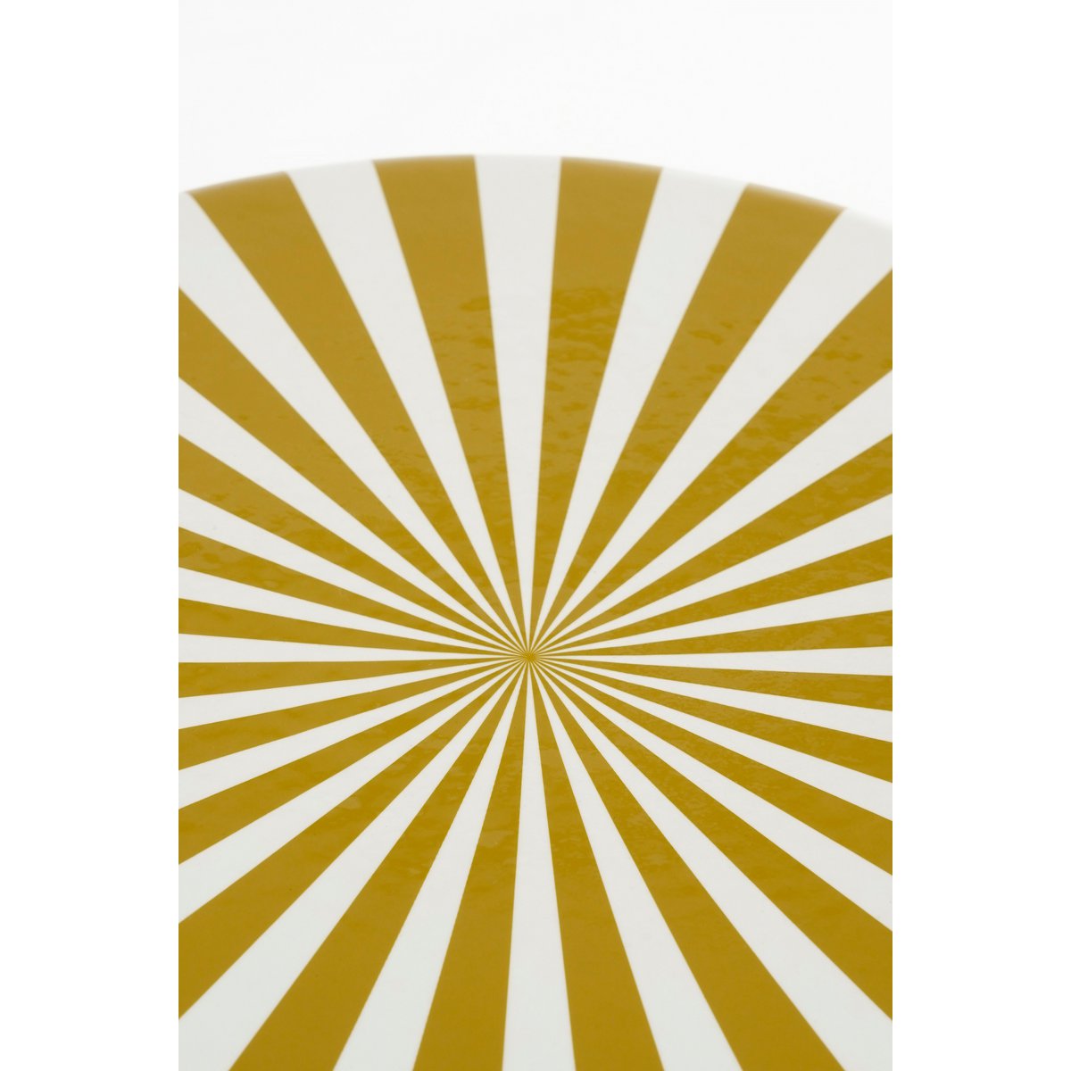 SKIPPER BEISTELLTISCH (BEIGE/OCKERGELB GESTREIFT) - Ø32 cm