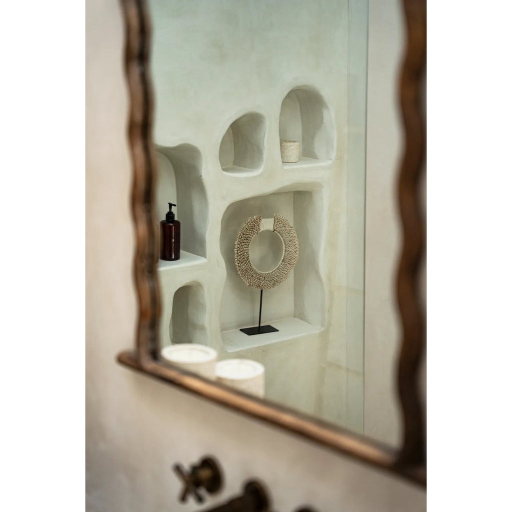 PAPUA SHELL DISC AUF STÄNDER - 45cm