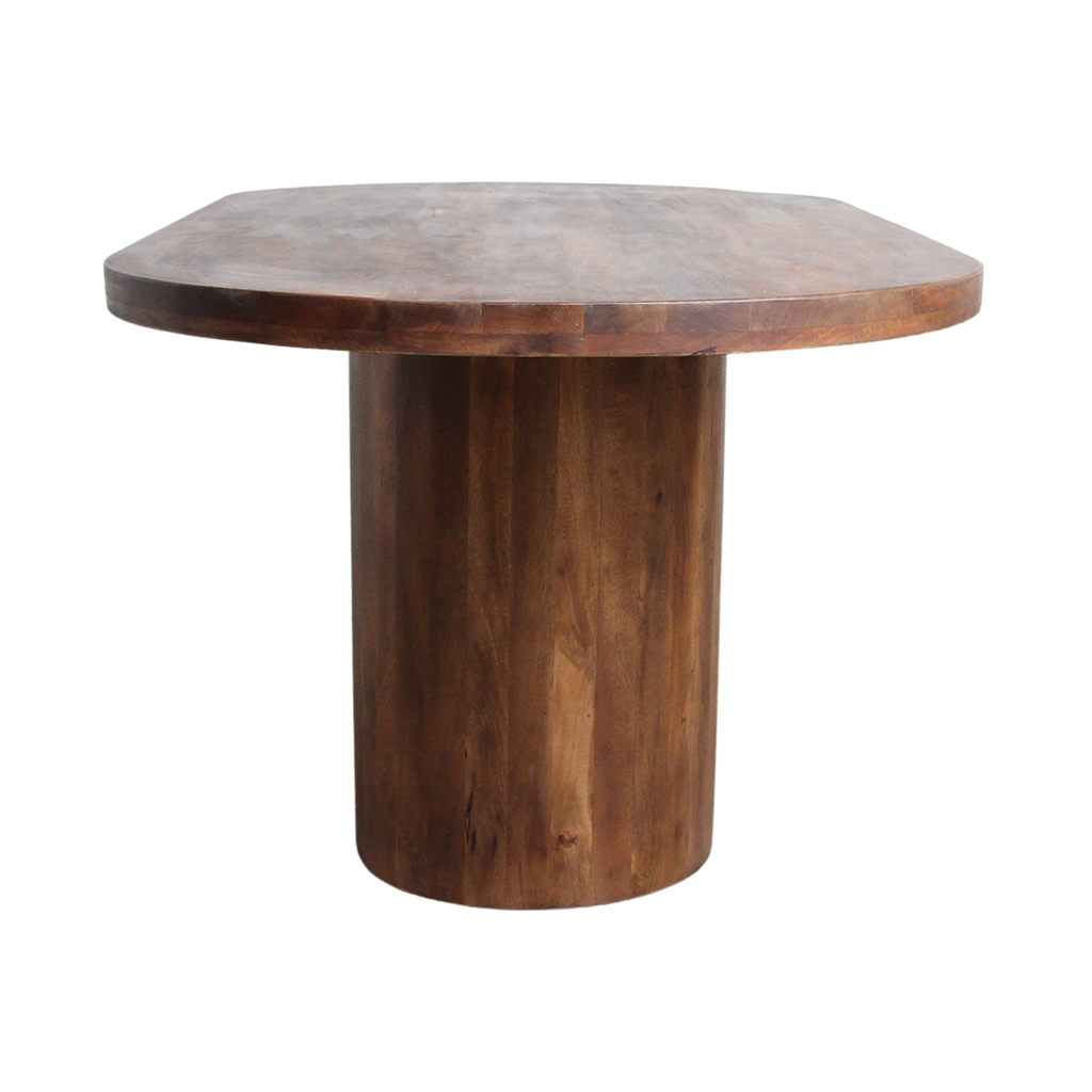 BULLNOSE ESSTISCH AUS MANGOHOLZ (3 GRÖßEN)