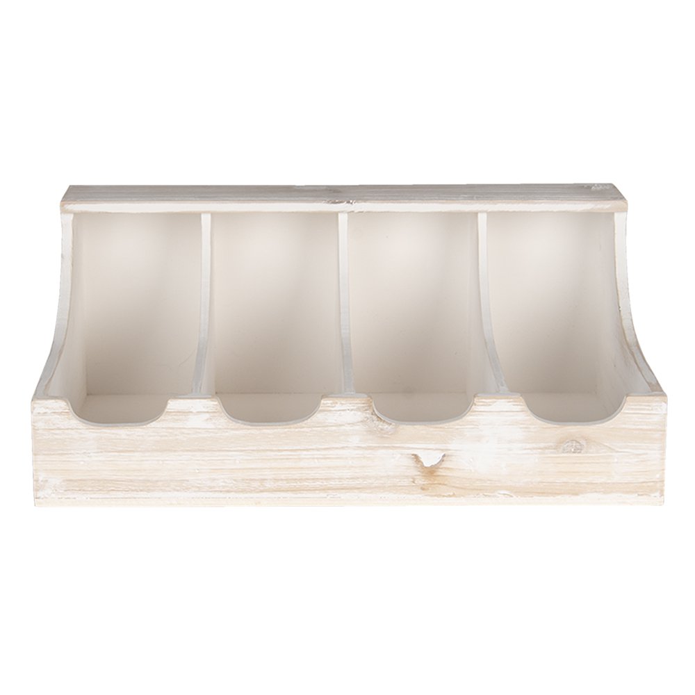 BESTECKKASTEN AUS HOLZ (WEIß)