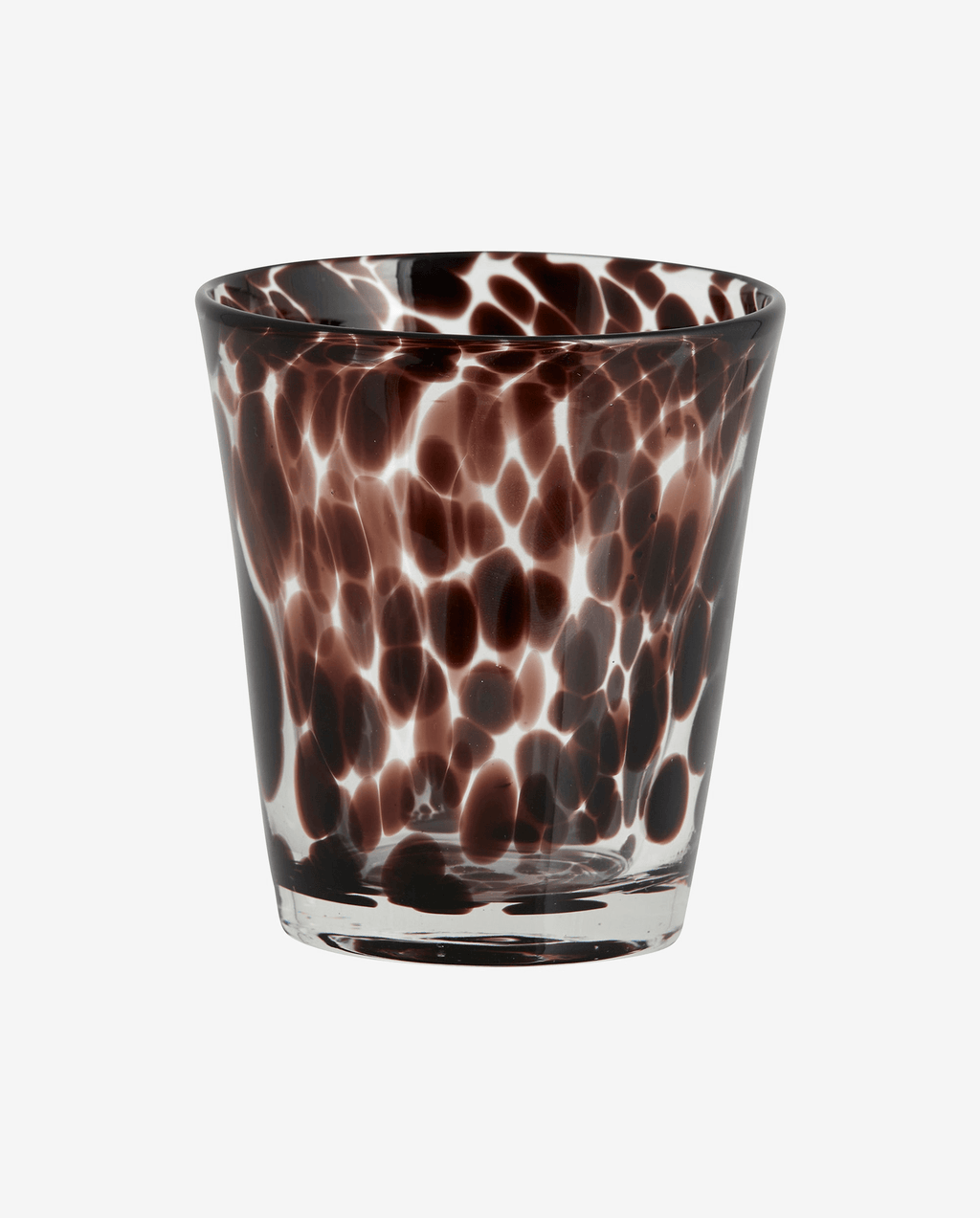 TEPIN TRINKGLAS (KLAR/BRAUN) - 6 Stk.