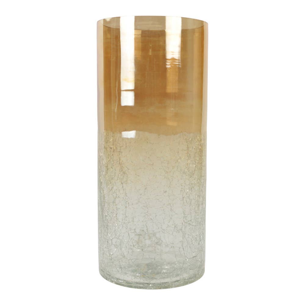 TEELICHTHALTER MIT CRACKLE EFFEKT - 25cm