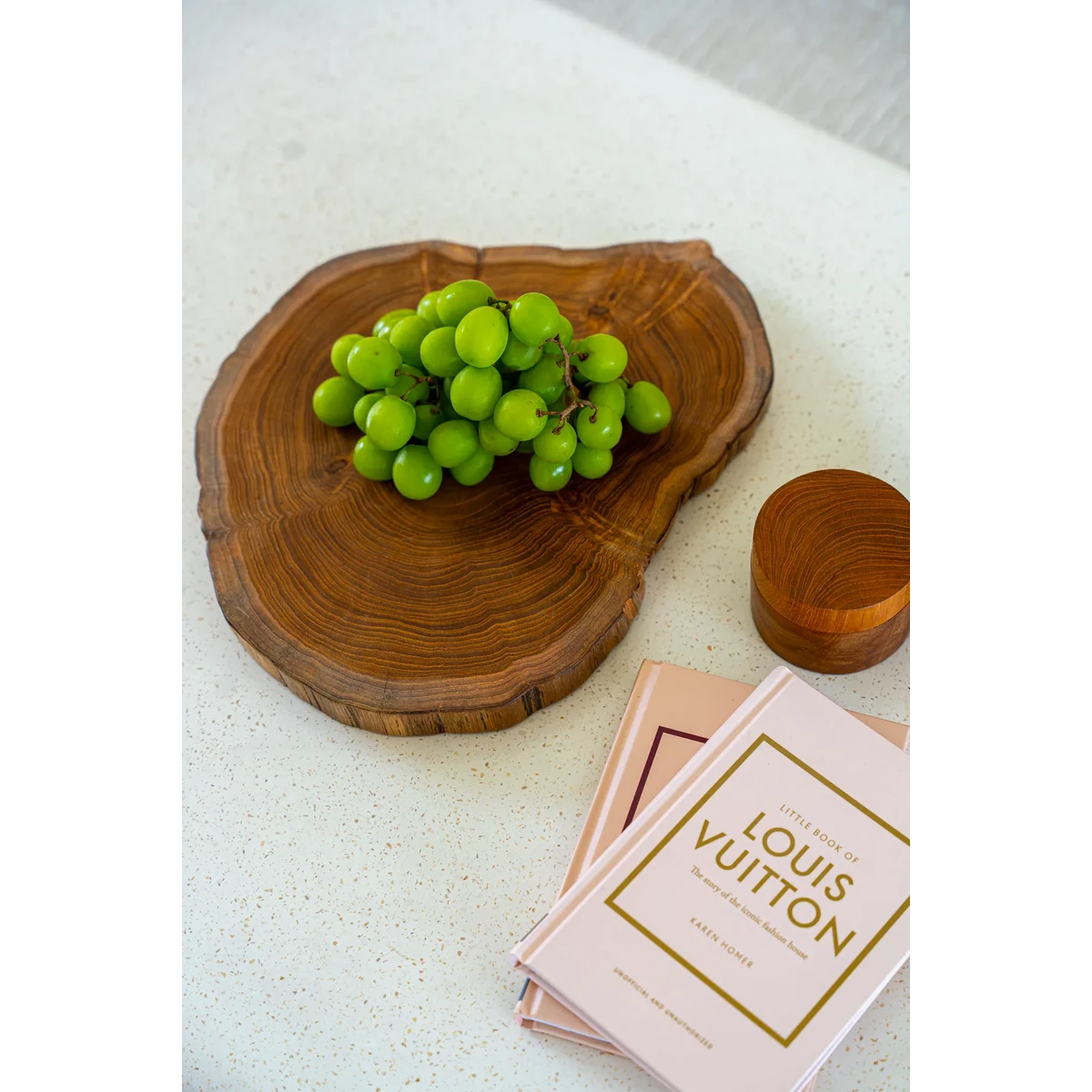 SCHNEIDEBRETT AUS TEAKWURZEL