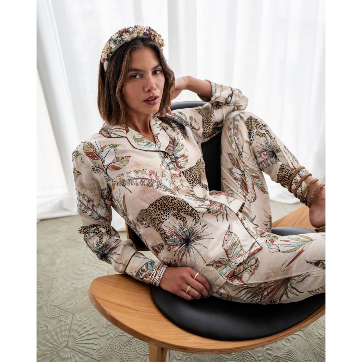 HAARREIF BLUMEN - ROT