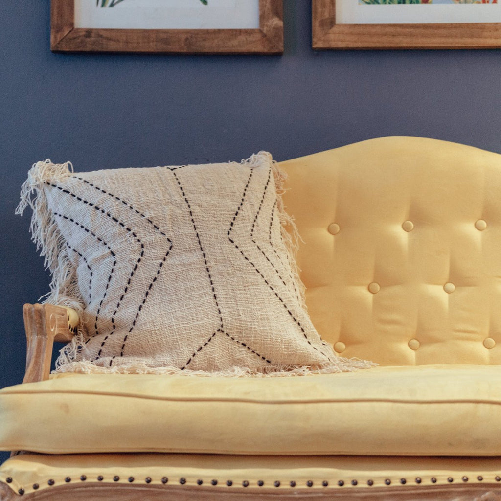 HANDGEWEBTER KISSENBEZUG