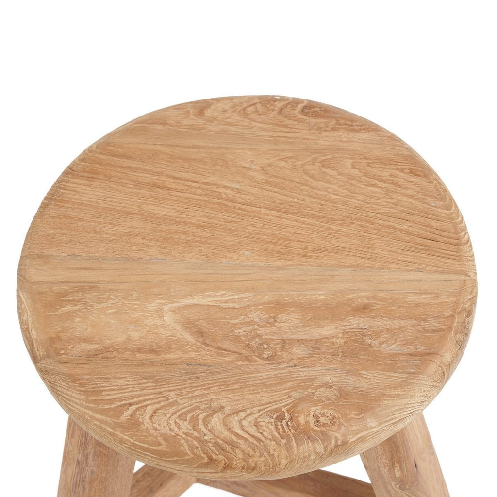 NOGUCHI HOCKER AUS TEAKHOLZ